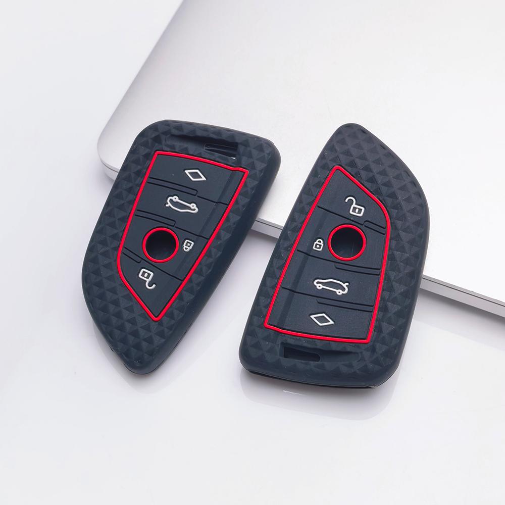 Key Fob Cover for BMW X1 X2 X3 X4 X5 X6 X7 Blade Anti-Scratch Guard Shockproof Protection Soft Grip Texture Responsive Button Touch
