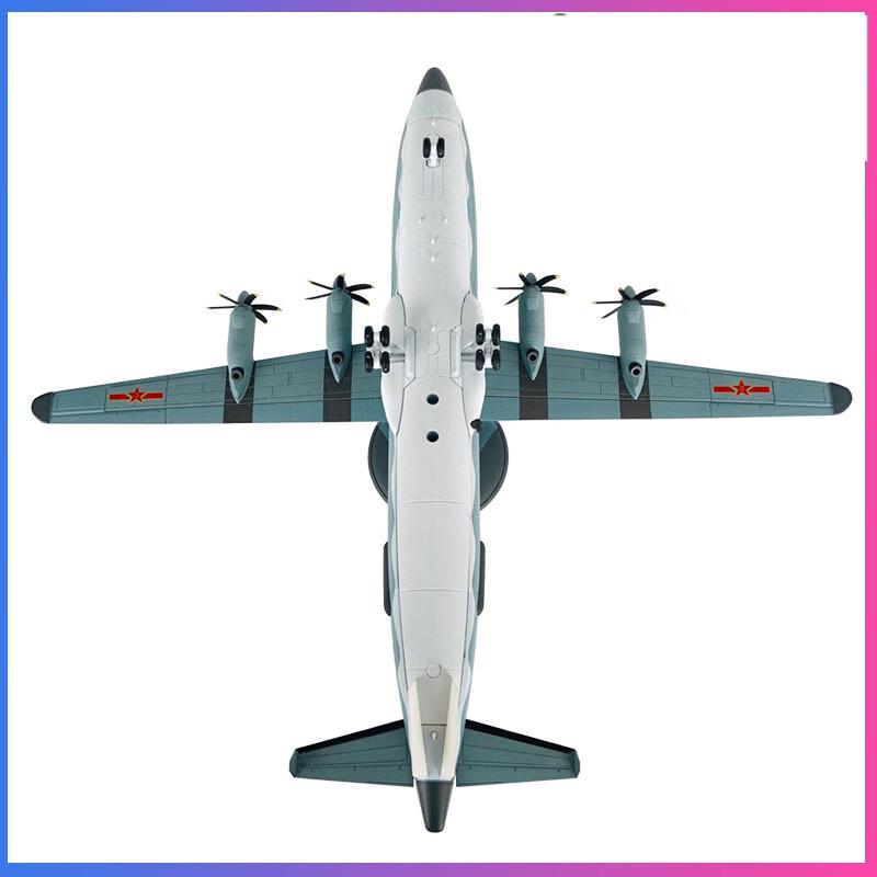 Diecast KJ-500 Early Warning Aircraft Model 1:100 Scale
