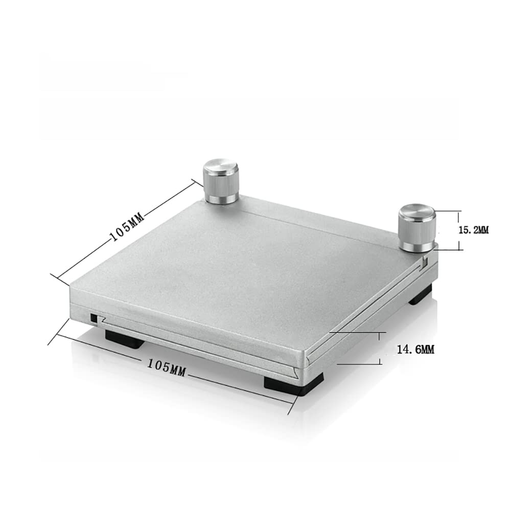 Jieoto Microscope Precision Moving Platform Macro Working Stage XY Axis Displacement Slide Manual Sliding Table Stroke 40mm (without Clamp)