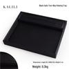 PU Leather Double-Sided Jewelry Tray for Necklaces & Rings - Small Display for Accessories or Jade Ware