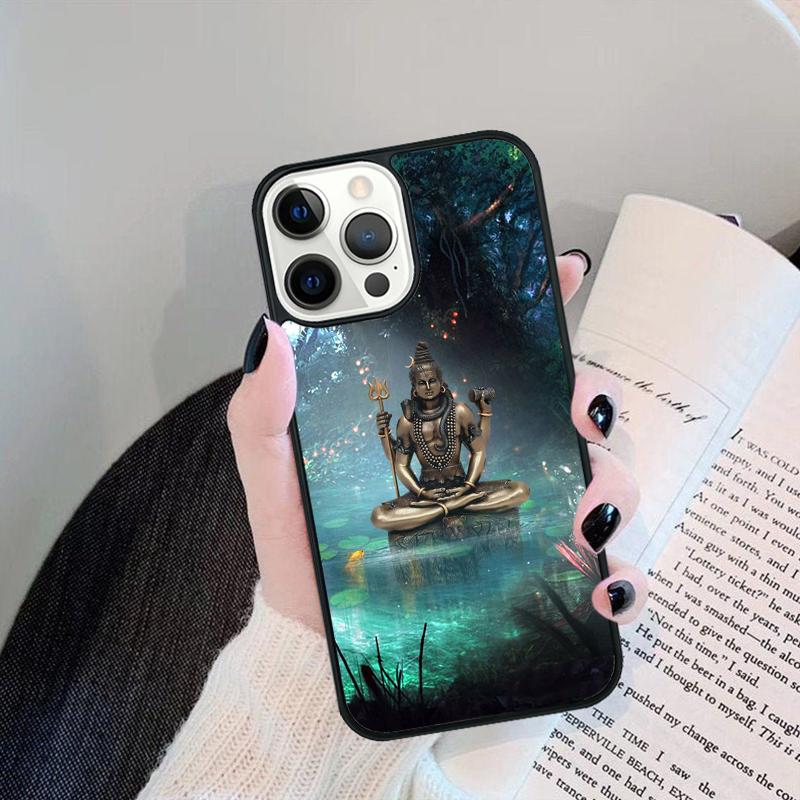 

Lord Shiva Hindu God Buddha India Phone Case For iPhone 17 Air 16 15 14 plus 12 13 Pro max Shell Cover coque iPhone 16pro