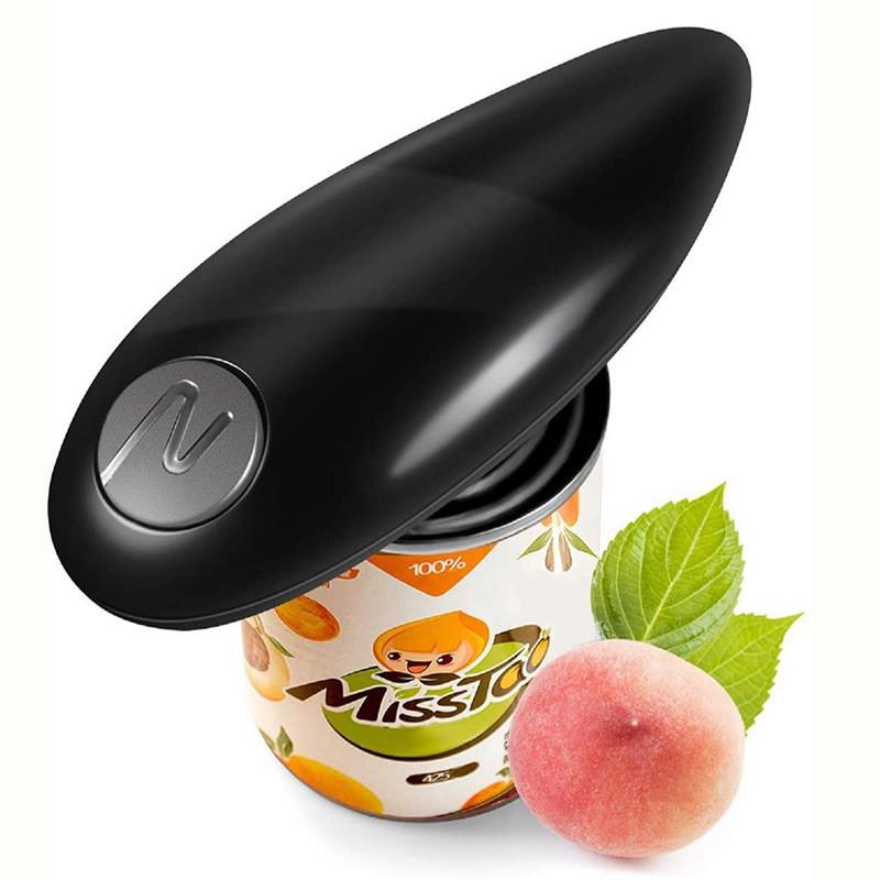 Electric Can Opener With Plastic Body For Home Kitchen Use