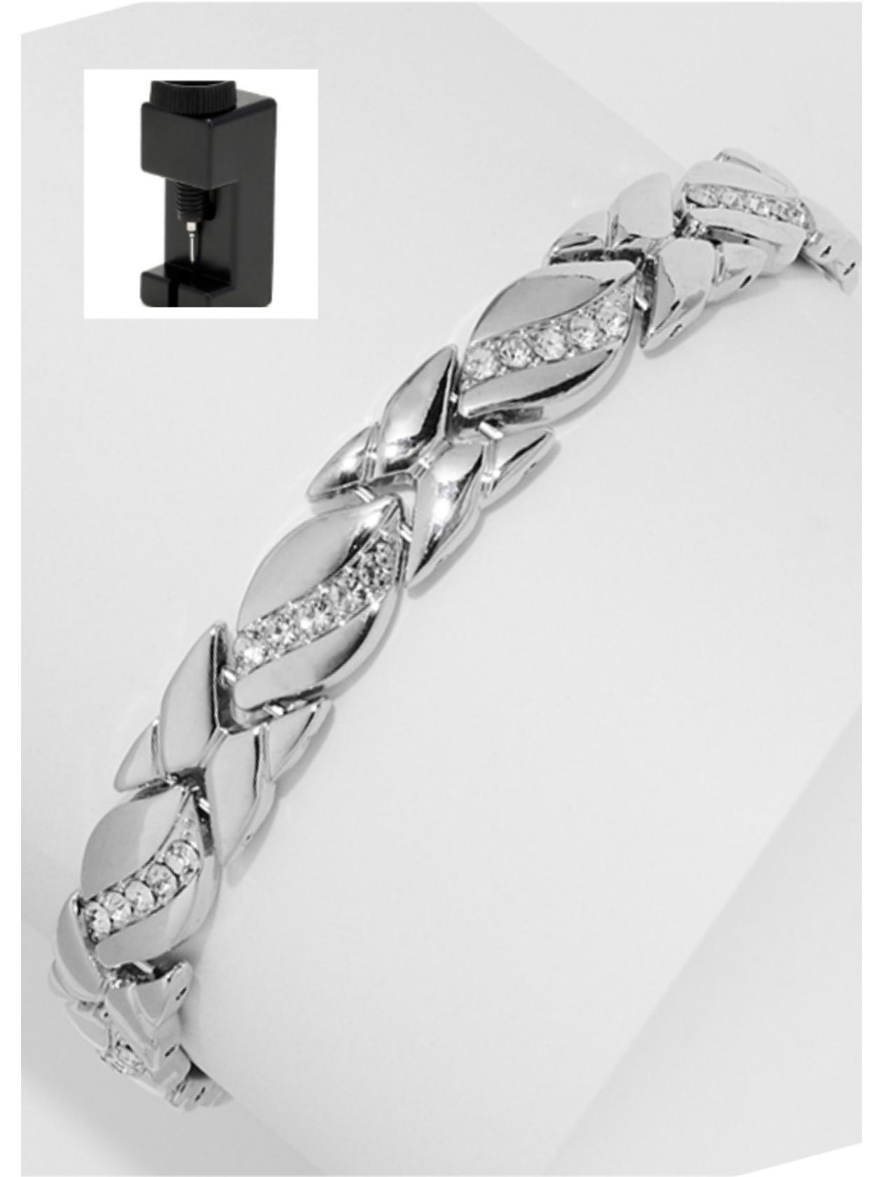 

Магнітний браслет Weiwan Leaf Diamond