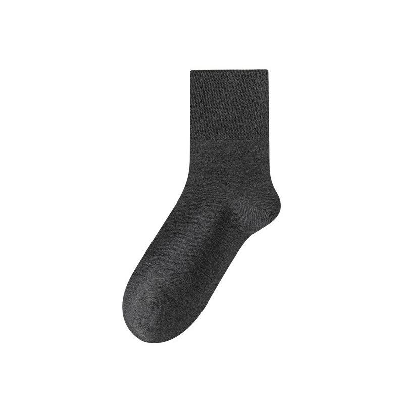 Men's Loose Mid-calf Socks for Autumn and Winter, Pure Cotton Sweat-absorbing and Deodorizing Sports Socks, Antibacterial and Long-lasting