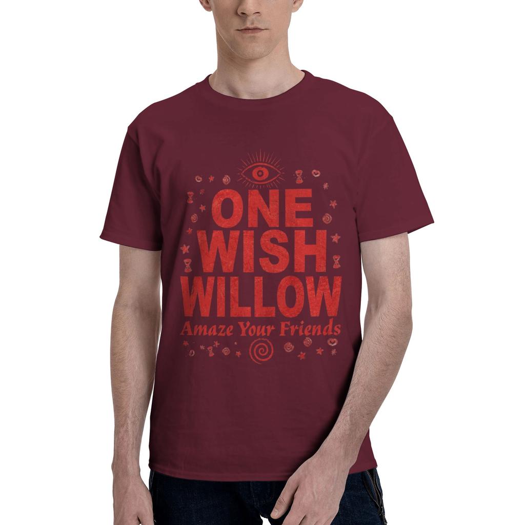 1 Piece Name Novelty 100 Cotton Tshirt One Wishs Willows Tees Tops For Unisex