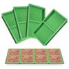 Pack of 4 Reusable Food Molds Silicone Texture Suitable for Freeze Dryer Trays Nonslip Dividers Dishwasher Safe