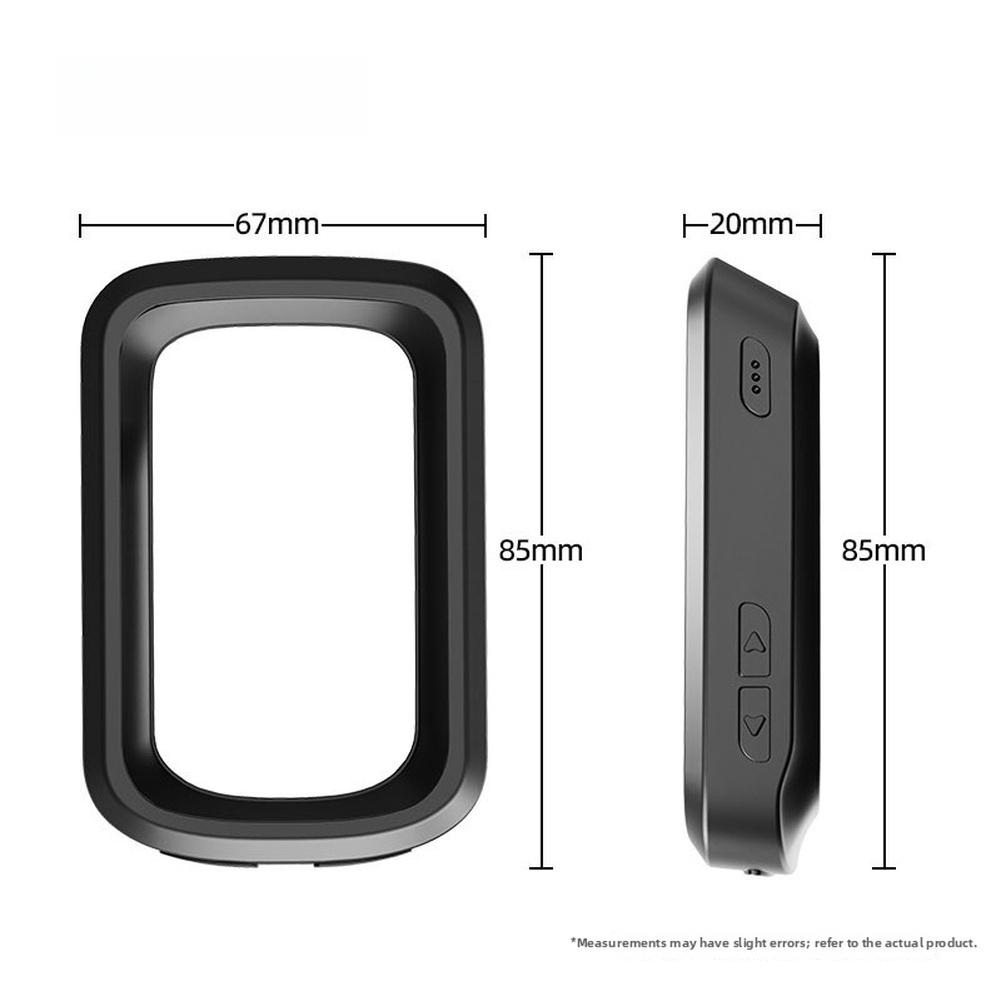 Silicone Bike Computer Case for IGPSPORT BSC200S BSC300T with HD Screen Protector and Drop Protection 8.5x6.7x2cm