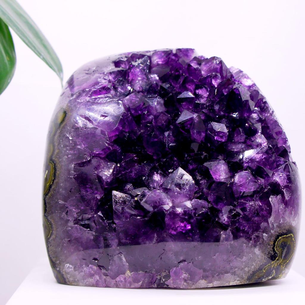 Carefully Selected Amethyst Natural Purple Crystal Raw Power Feng Interior Decor High-Quality Cluster, Stone, Approx. 859070mm, Weight Approx.
