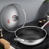 KOBACH 304 Edelstahl Wok mit Wabenmuster