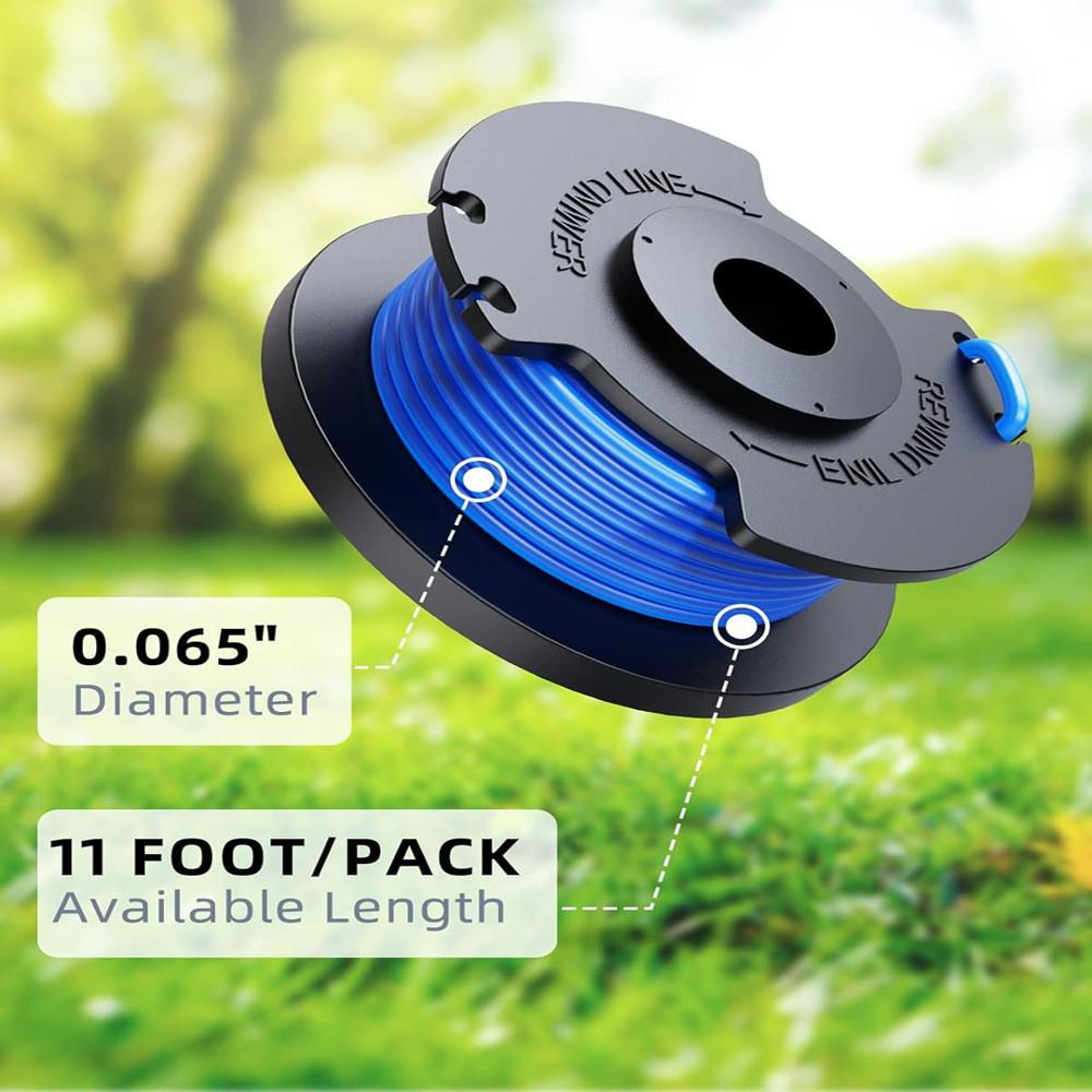 Ryobi Lawn Trimmer Head Replacement Kit With Nylon And Fiberglass For Ac14rl3a And Ac14hca Edgers