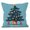 New Christmas Printed Christmas Tree Cushion Cover, Fashionable and Simple Living Room Sofa Decoration Cushion Cover