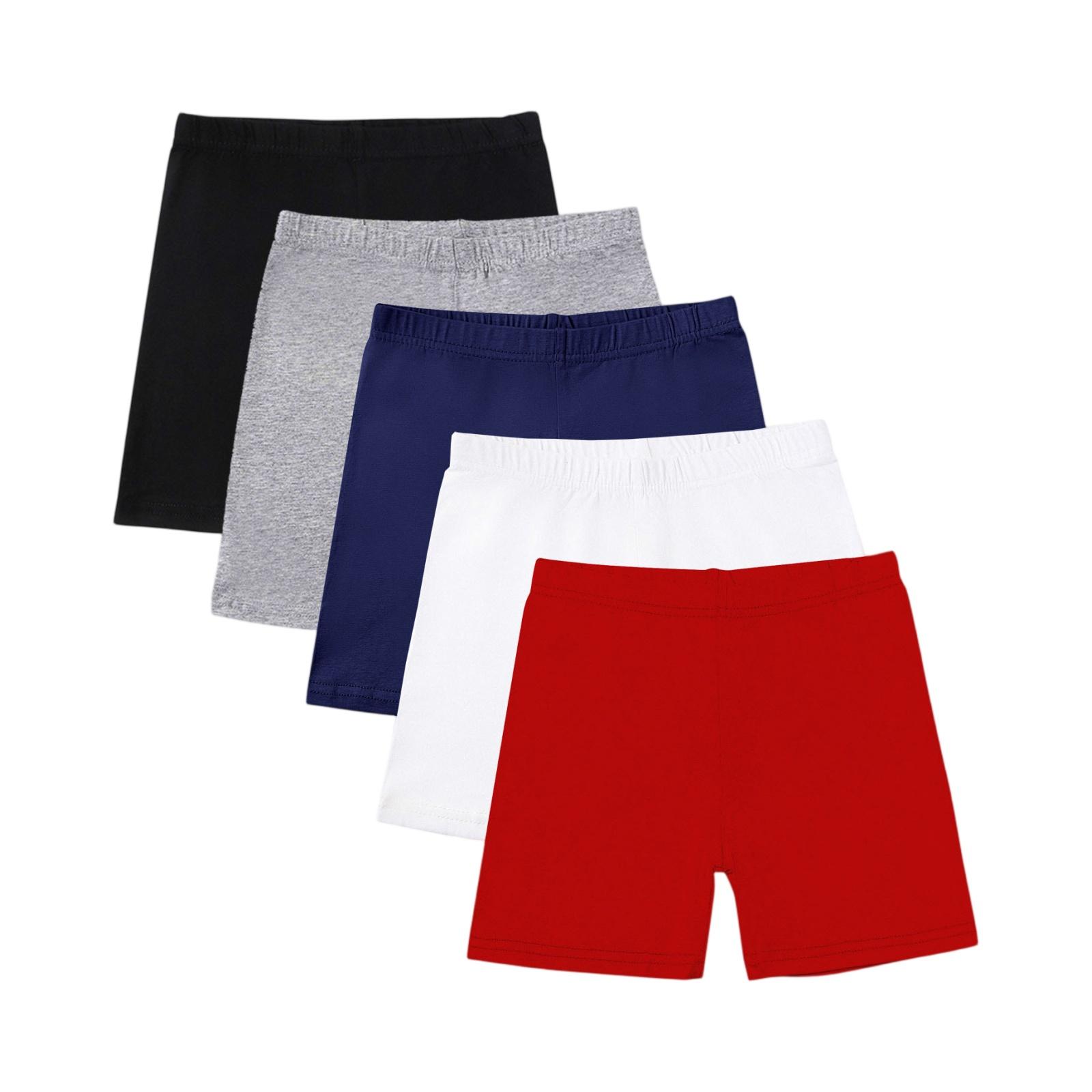 

Summer Girls Three-Point Safety Pants Underwear Leggings Five-Piece Set 120 червоний