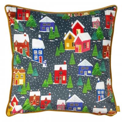 Christmas Together Twilight Town Cushion Cover