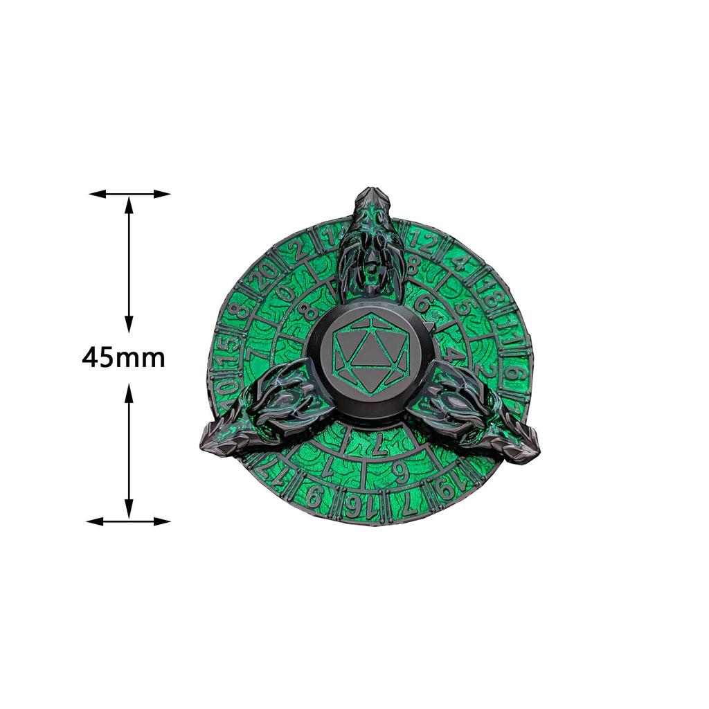 Metal EDC Fidget Spinner Dice Roller Antistresse Gyro Relieve Stress Relief Toy Handle Spinning Top Tip Cool Things Novelties
