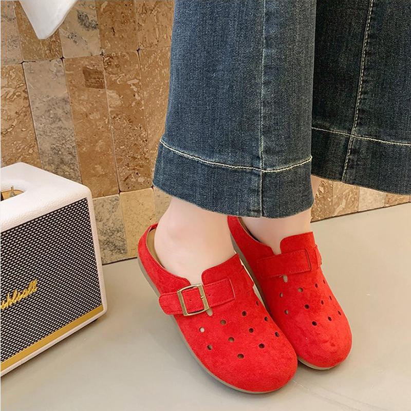 Fashion Shevalues 2025 Summer Women's Clogs Slippers With Adjustable Buckle Casual Outdoor Slides Soft Sole Comfortable Women's Sandals
