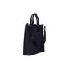 Emporio Armani Logo Zip Closure Cotton Tote Shoulder Bag Men Bags Black Y4N183-Y217J-80001