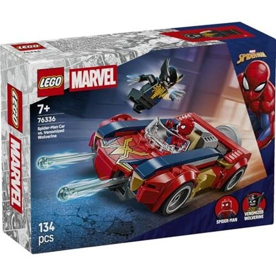 LEGO Marvel Spider-Man Wolverine Transformed into Venom Battle 76336 Toy Boys Girls Toys Birthday Present Blocks 7 Years Old 8 9 Elementary School 134