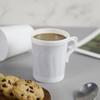 2/5Pcs 280Ml Plastic Coffee Mugs Coffee Cups With Handle Disposable Tea Cup Soup, Espresso Mug,  Or Cold Drinks