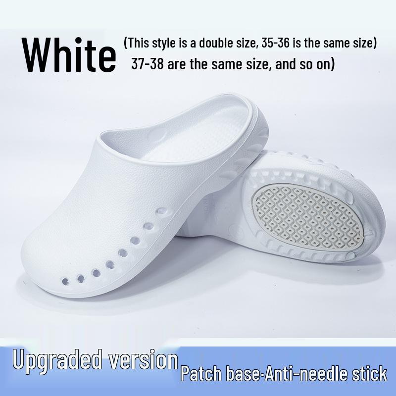 Pantoufles de travail chirurgicales antidérapantes en EVA à bout fermé pour hommes et femmes