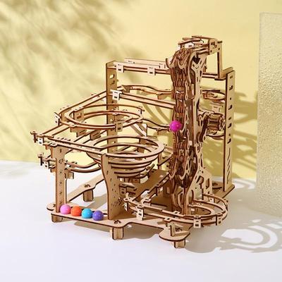 3D Wooden Puzzle Educational Toy: DIY Creative Time and Space Tunnel