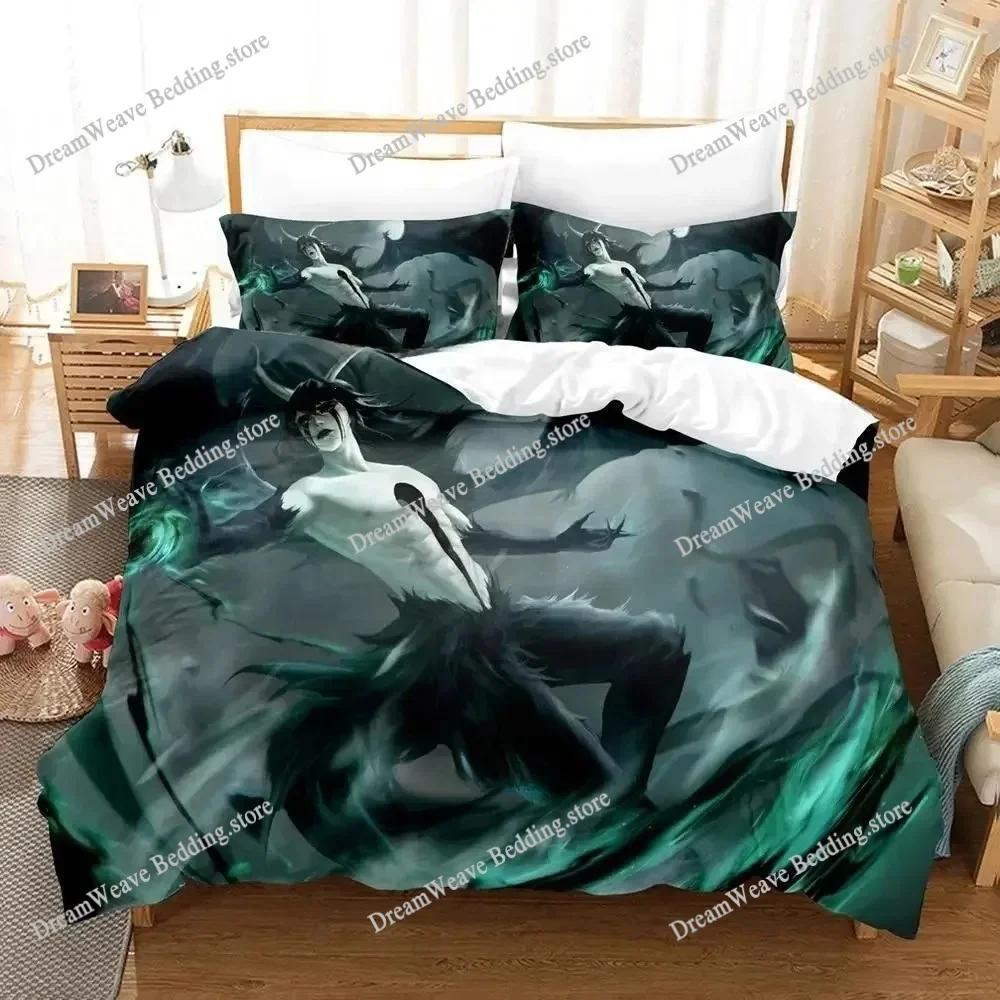 2025 Bleach Bedding Set Single Twin Full Queen King Size Bed Set Adult Kid Bedroom Duvet Cover Sets 3D Print Anime Bed Sheet Set