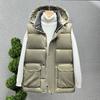 Vest men's winter youth and students tooling large version cotton vest vest vest vest thickened jacket can be removed to keep warm
