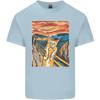 Cat Scream Painting Parody Unisexs Light Cotton TShirt