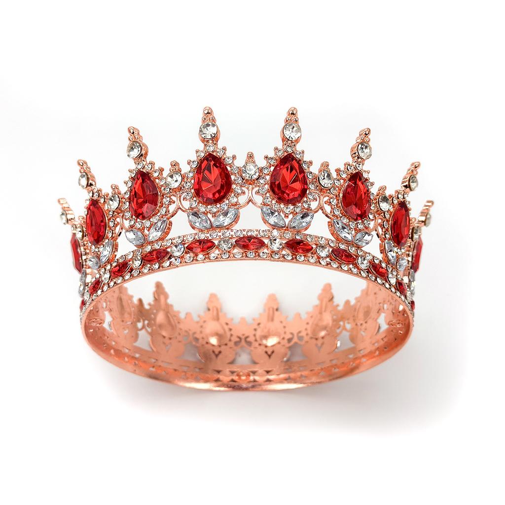 New Crown Bride's Headwear Dress Wedding Princess  Luxurious and Shiny Baroque Crown Decorative Ornament  Crown