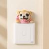 Resin Wall Stickers Animal Wall Hangings Switch Decal Home Decor Room Decorations Cartoon Dog Kitty Reindeer Elephant Panda