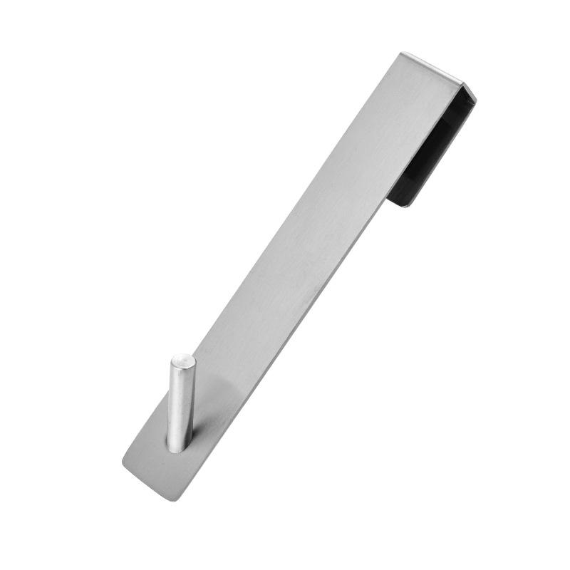 I lager Rostfritt Stål Dubbelkrok för Badrumshanddukar och Kläder, Ingen borrning krävs