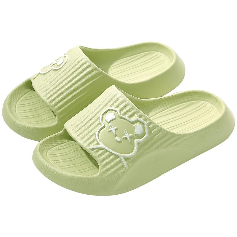 2024 New Girls' Anti-Slip Cartoon Indoor Slippers - Summer Bath Sandals for Kids