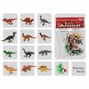 12PCS Farm Animal Mini Dinosaur Action Figure Mini Safari Animal Toys Rex Model Decoration Toys  Toy