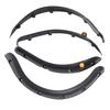 4Pcs Golf Cart Mud Guard Flares Protective Mud Flap Flares Replacement for Club Car Precedent 2004 and Later