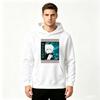 Men Anime Print Pullover Hoodie Casual Long Sleeve Streetwear Sweatshirt for Adults