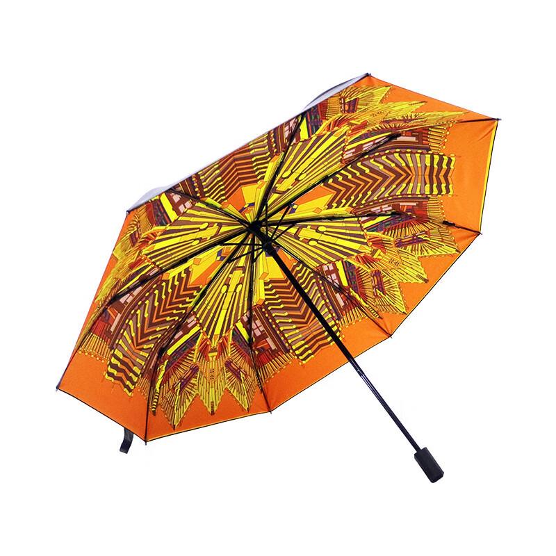Aurora Dream Space Silk Scarf and Art Umbrella Set