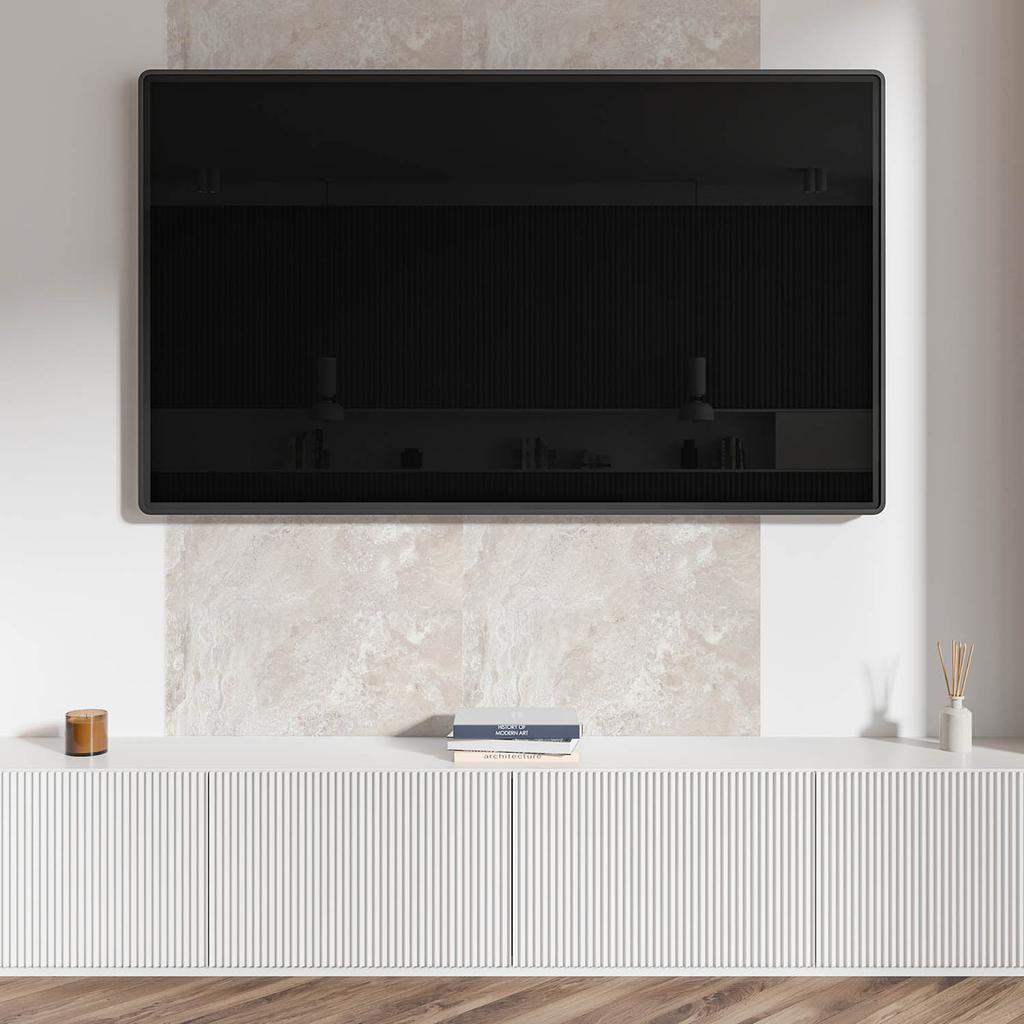Vinyl Panel with Decor for Kitchen or Bathroom 120x60 Cm Natural Stone Pattern