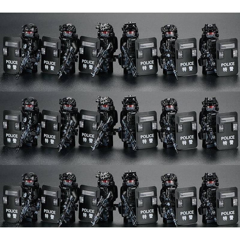 Military Special Forces Weapon Building Blocks Assembled Toys Children Gift