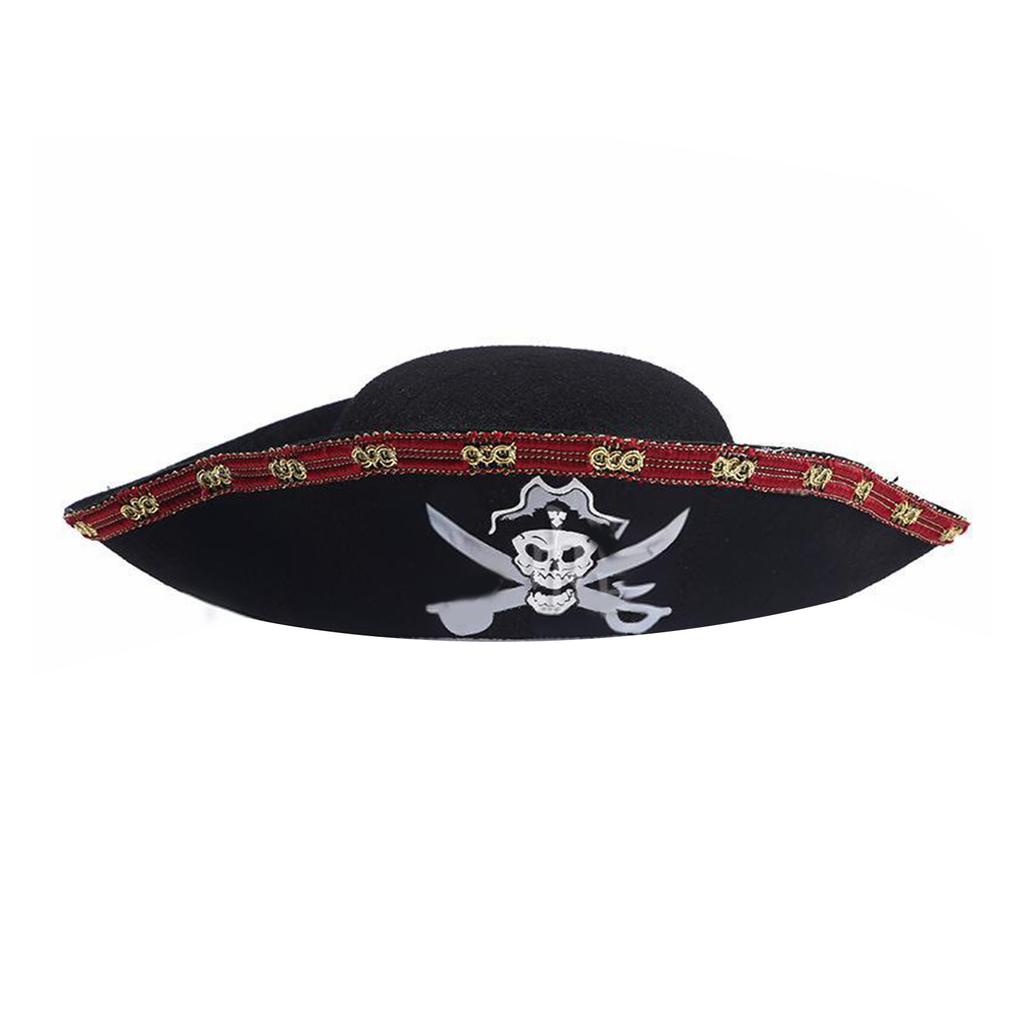 Stage Performances Pirate Hat for All Age Masquerade Party Captain  Hat Halloween Costume Hat Party Accessories