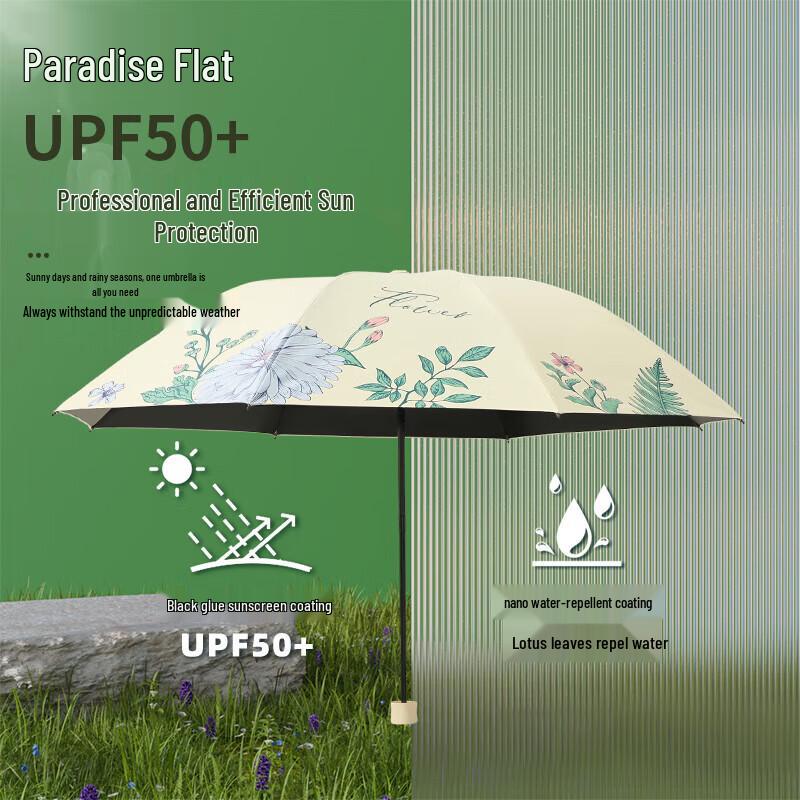 Paradise Umbrella Floral Delight Sun Protection Folding Umbrella