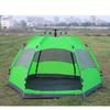 8 Person Easy Pop Up Camping Tent Double Layer Instant Automatic Pop Up Hexagonal Tent Green