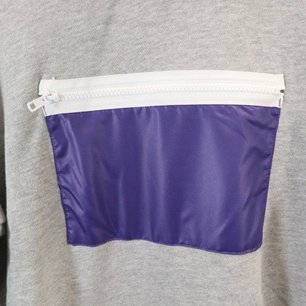 Brand new Star Star Re:MODEL Long sleeve Sweatshirts Ripped nylon pocket Men's Used