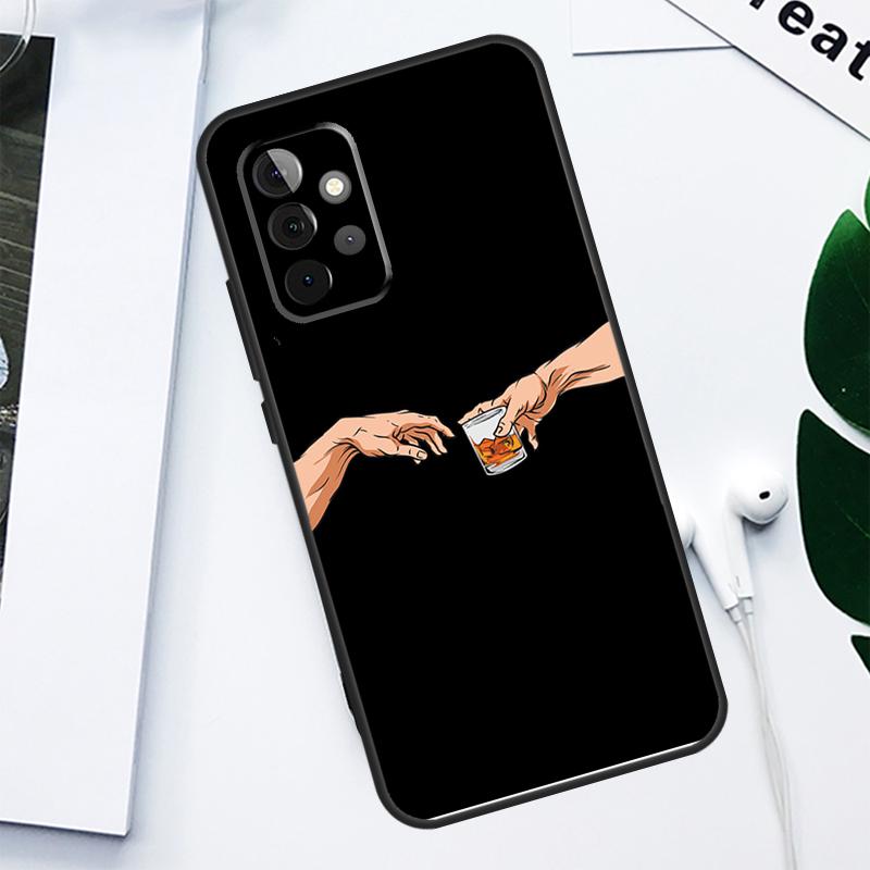 

Cigar and Whiskey For Samsung Galaxy A34 A54 A14 A55 A35 A15 A53 A33 A13 A05 A06 A16 A22 A32 A52 Phone Case Samsung A35