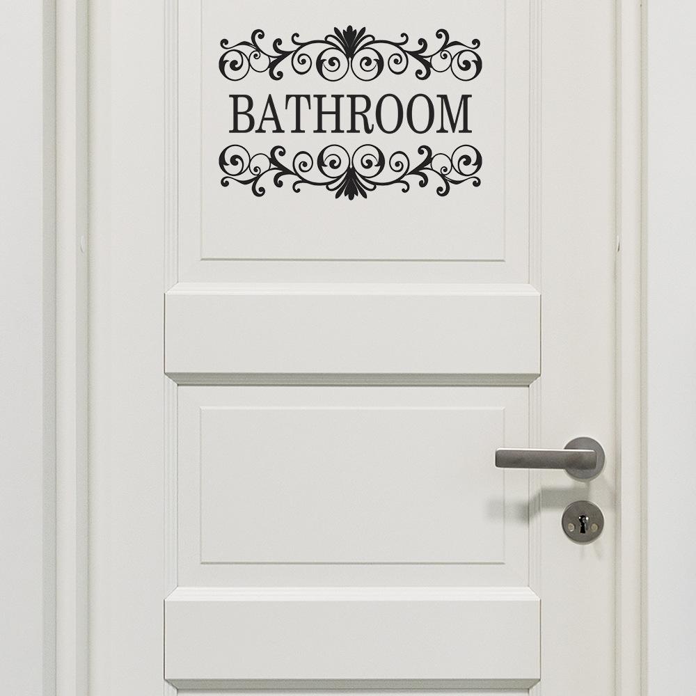 Adesivi Murali Creativi Slogan Inglese Bagno Casa Sfondo Abbellimento