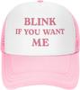 Funny Trucker Hats for Women Hot Pink Funny Gag Baseball Cap for Girls Women Men Hat