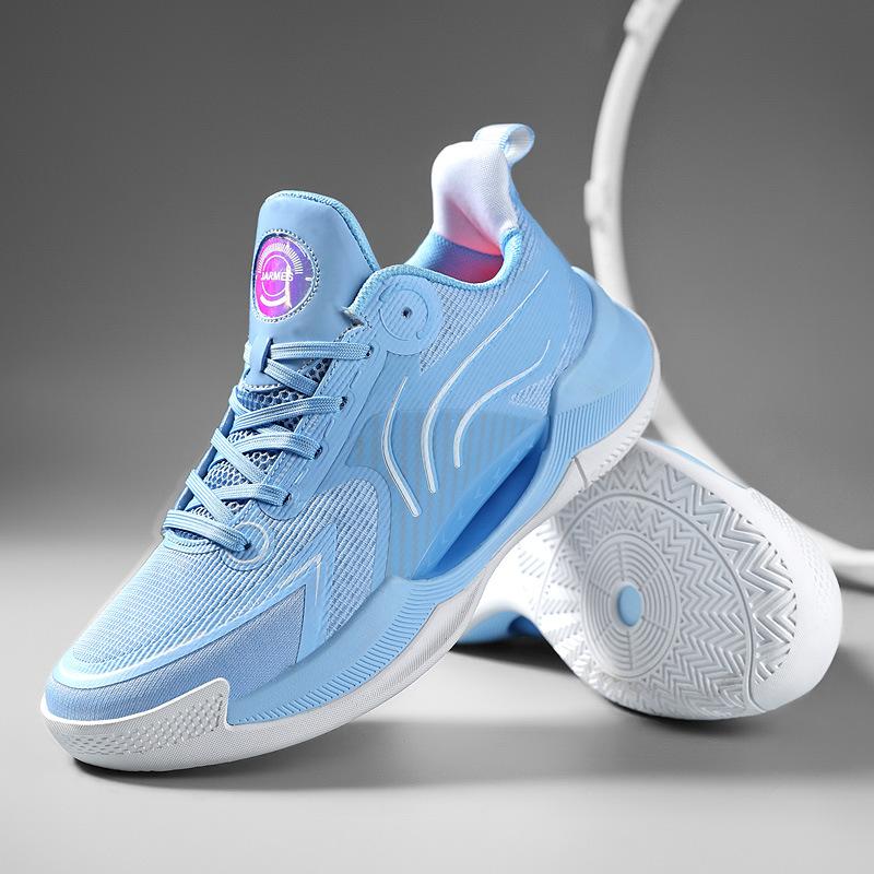 

Ultra-lightweight basketball shoes men s breathable actual combat youth student sneakers summer high and low-top men s and women s non-slip shock-abs 36