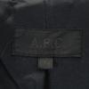 A.P.C. Made In France Hooded Wool Coat S Black Men's Used