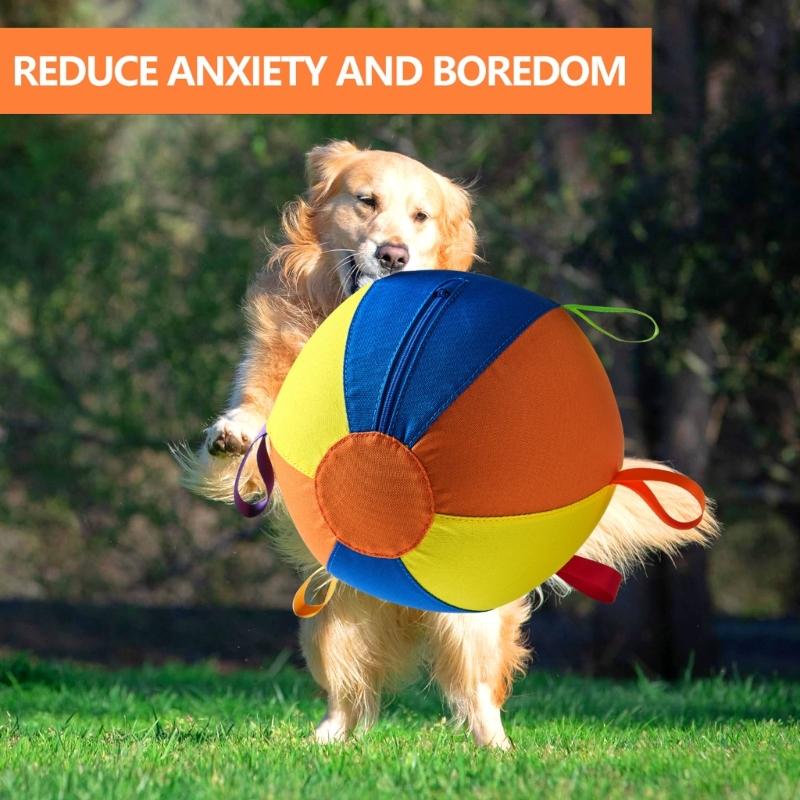 Dog Herding Ball Cover Interactive Inflatable Toy For Dog Encouraging Exercise and Outdoor Game Fun Bouncy Toy