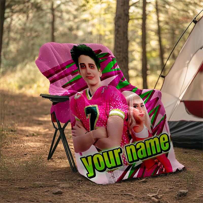 Customiz Name Personality Zombies Blanket Soft&Warm Office Bed Travel Lunch Break Blanket,Gift All Seasons