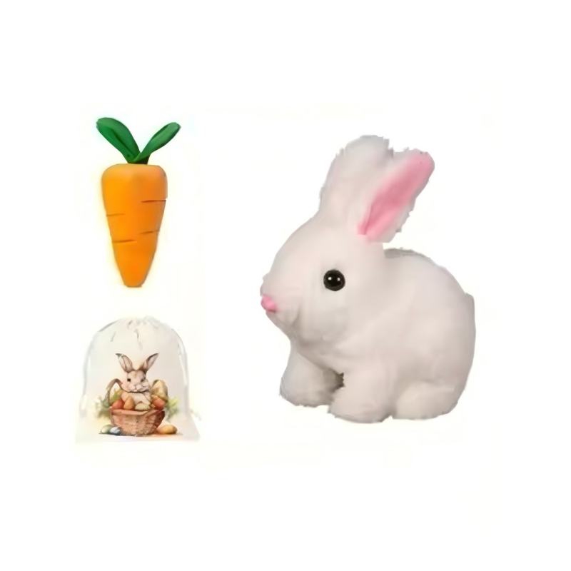 My Realistic Bunny Toy Lifelike Moving Rabbit Interactive Stuffed Animal Perfect Gift For Kids Realistic Bunny Toys