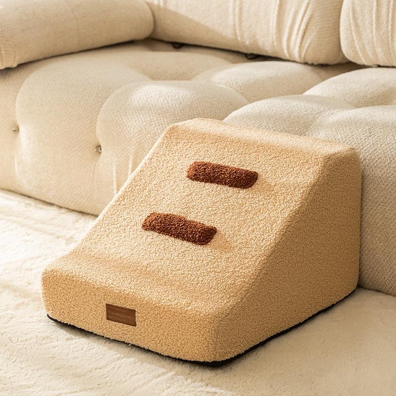 2/3 Steps Dog Stairs Pet Steps Stairs For Small To Medium Dogs To Get On Bed And Couch Dog Steps With Non-Slip Bottom Dog Ramp